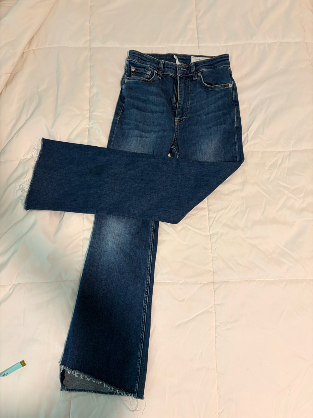 rag & bone Casey high rise ankle flare